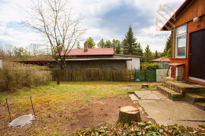 Prodej, zahrada, 229 m2, chata 54m2, Koštice