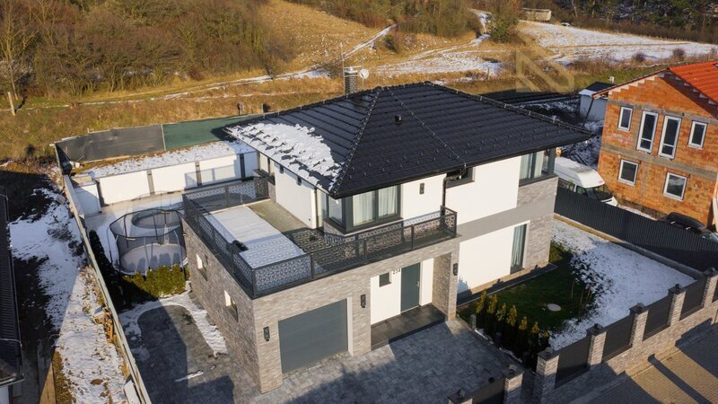 Prodej moderní patrový  rodinný dům, 683 m2, Kralupy nad Vltavou Nad Rybníkem