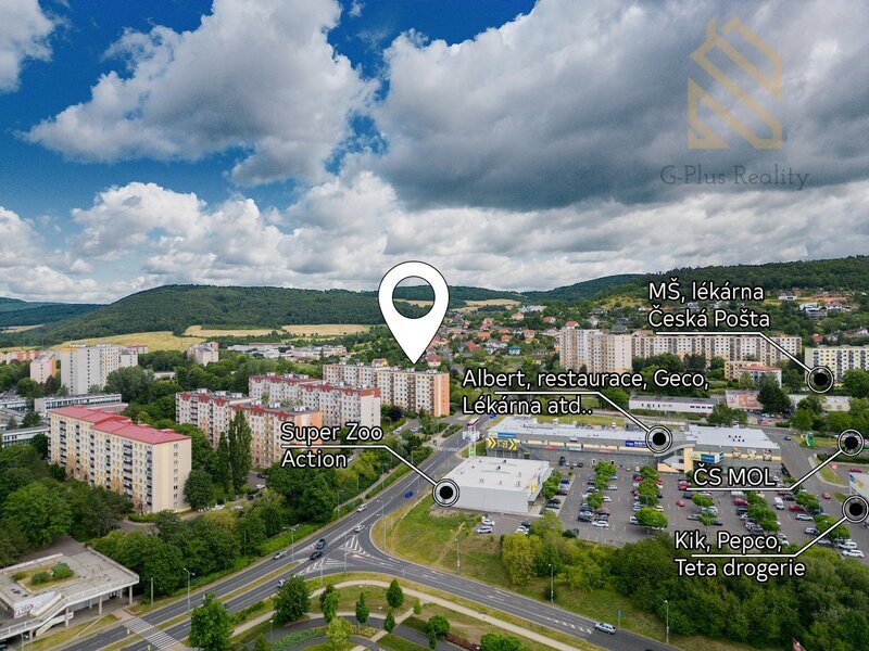 Prodej, byt 1+1, 35m2, Severní Terasa, Ustí nad Labem