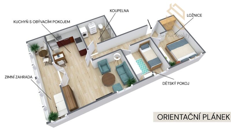 Prodej bytu 3+kk 77m², Lesní 2244, Most