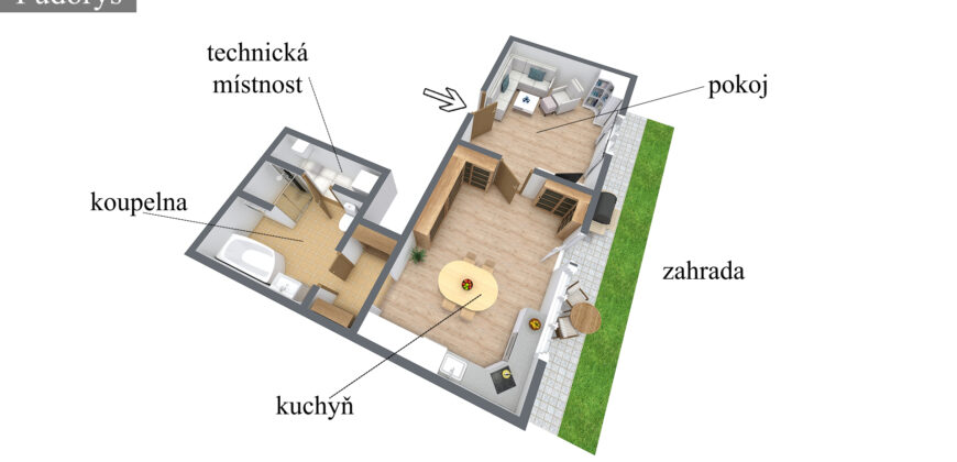 Byt 2+KK – Litoměřice